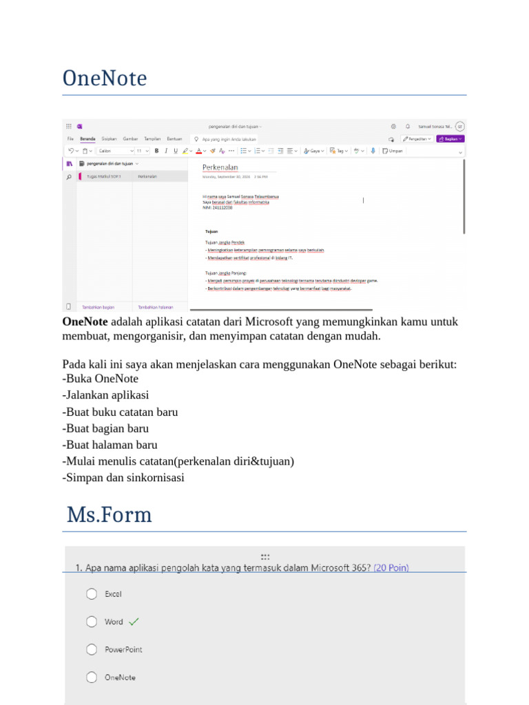 Tugas SOP 1 | PDF
