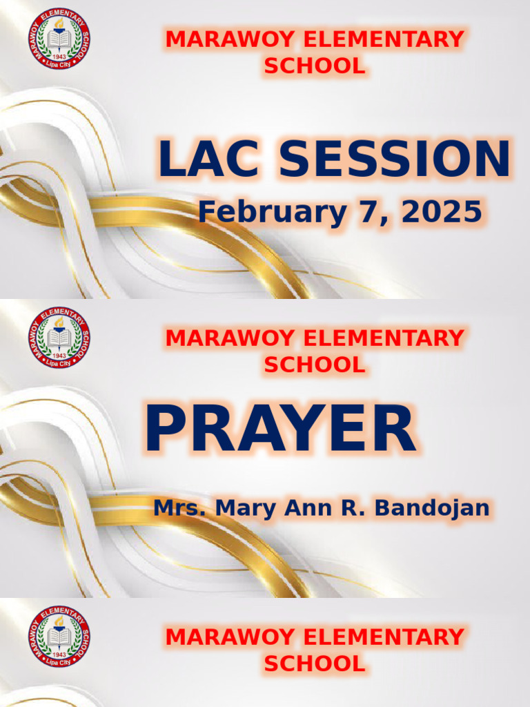 Marawoy Elementary School: Lac Session | PDF