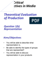 A2 Section a Representations and Media Theories