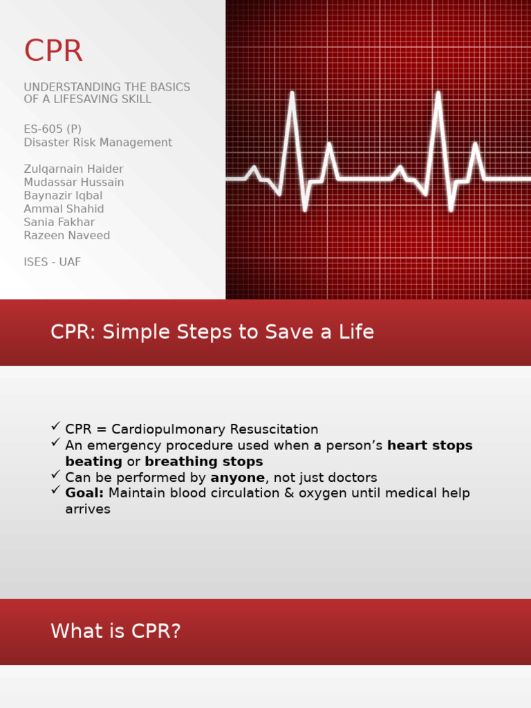 CPR Edited | PDF | Cardiopulmonary Resuscitation | Cardiac Arrest