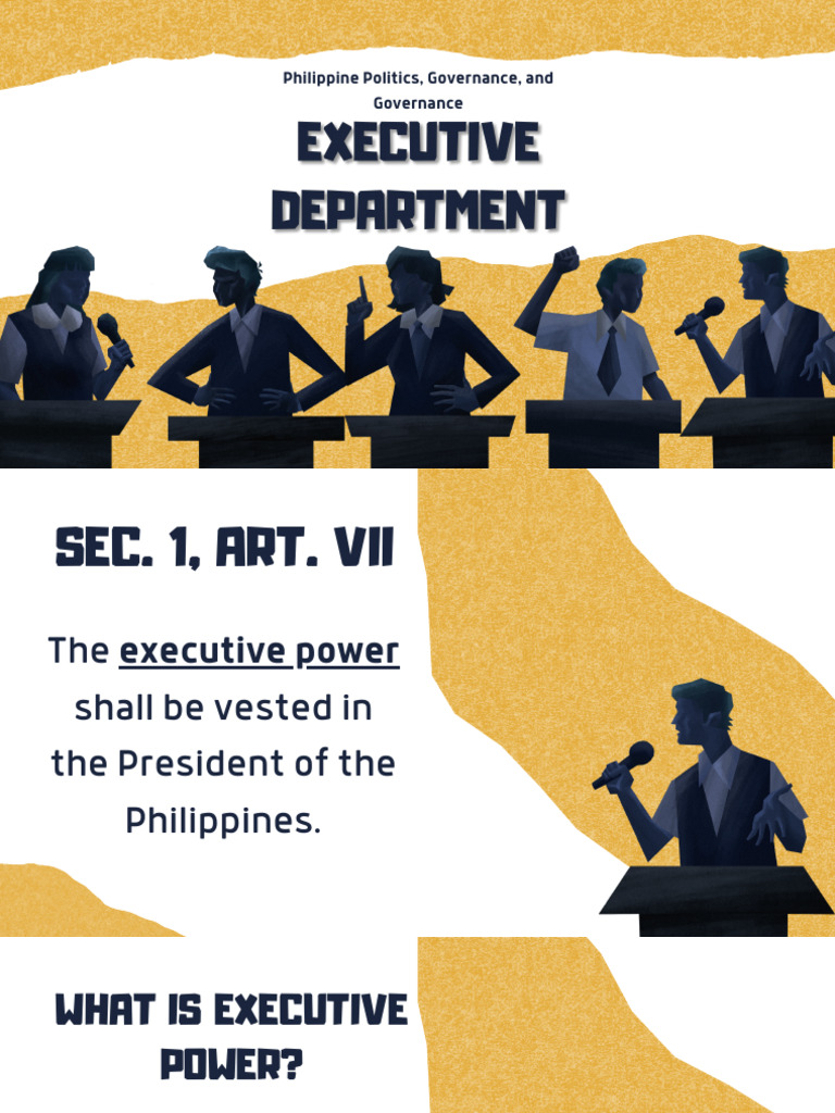 Week 9 Part 1 Article Vii Executive Department | PDF | Presidents Of ...