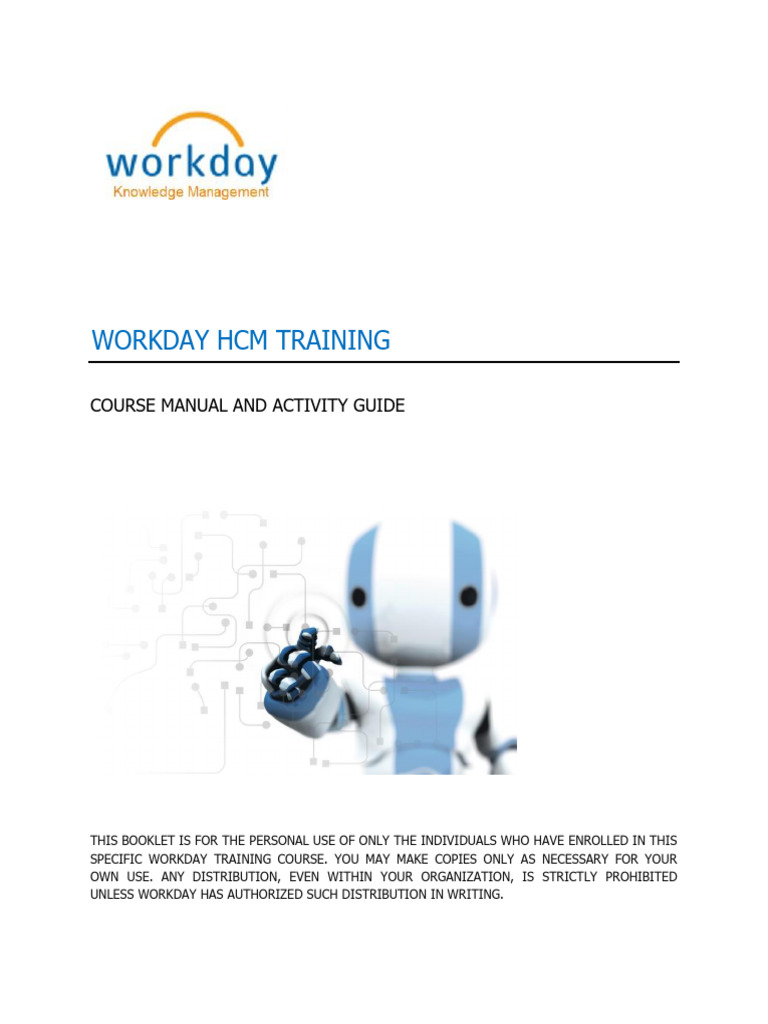Workday HCM Training Manual Guide | PDF | Icon (Computing) | Microsoft ...