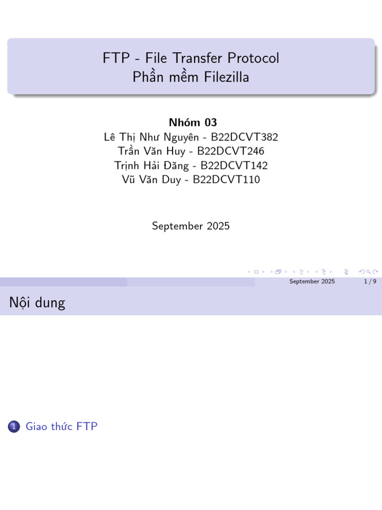 Slide FTP Filezilla | PDF