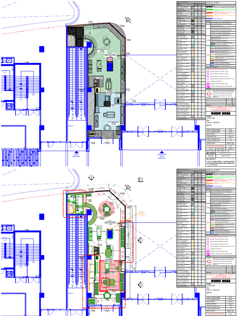 BOSS Mens Store Area Calculation Plan | PDF | Building Engineering ...