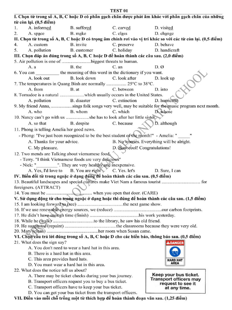 Test 01 | PDF