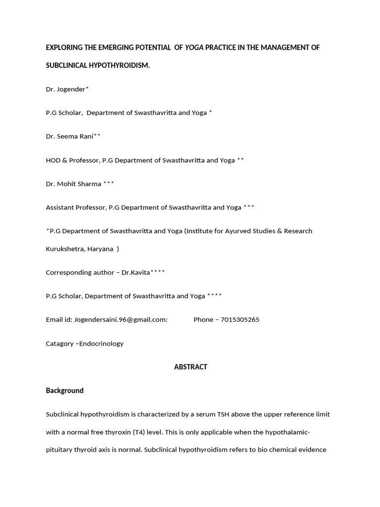DR JOGENDR Title Abstract New | PDF