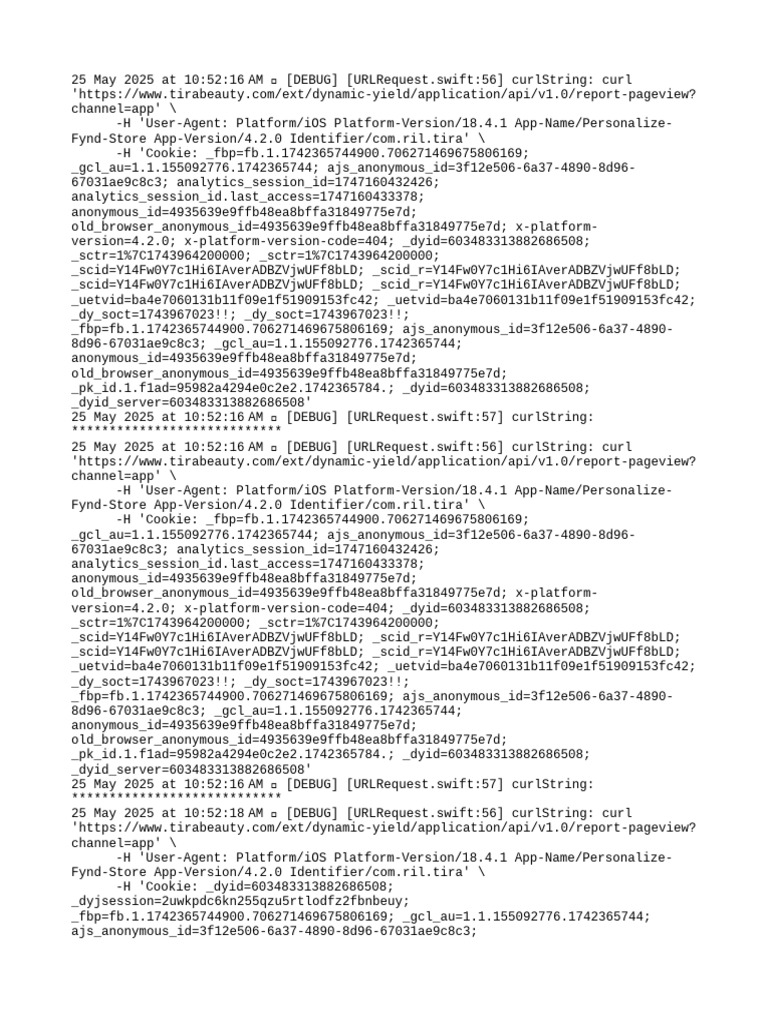 Logout Issue Logs2025!05!25 | PDF | Software | Internet Protocol Based ...