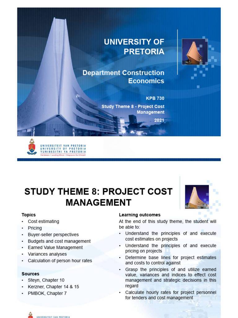 Project Cost Management Overview | PDF | Internal Rate Of Return | Net ...