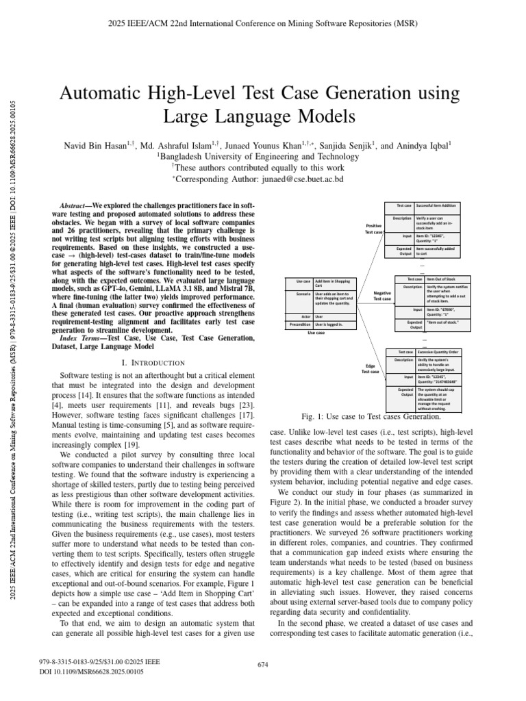 Automated High-Level Test Case Generation | PDF | Software Testing ...