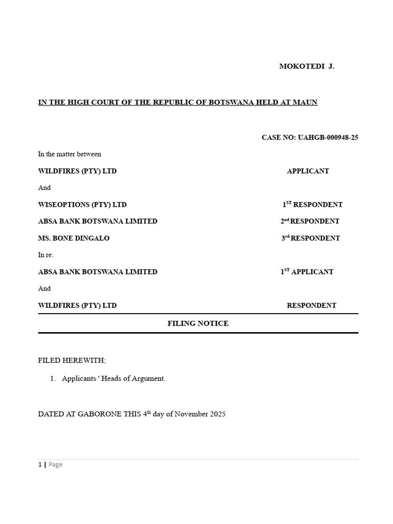Urgent Eviction Interdict Application | PDF | Breach Of Contract ...
