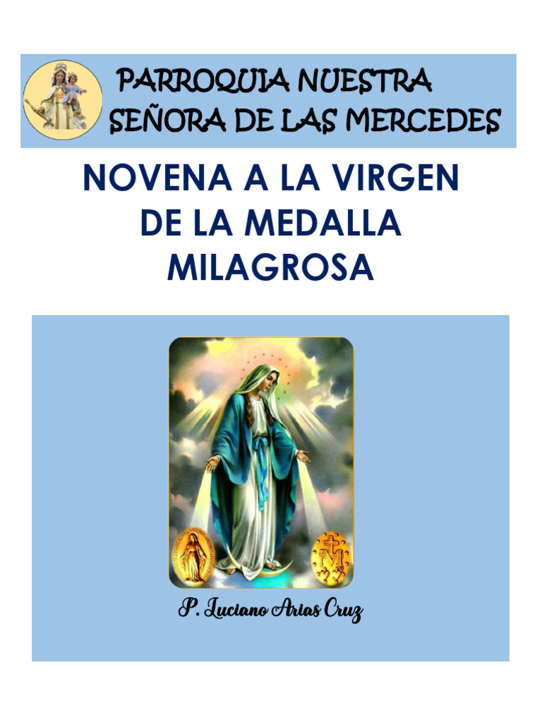 Novena a la Virgen de la Medalla Milagrosa | PDF | María, madre de ...