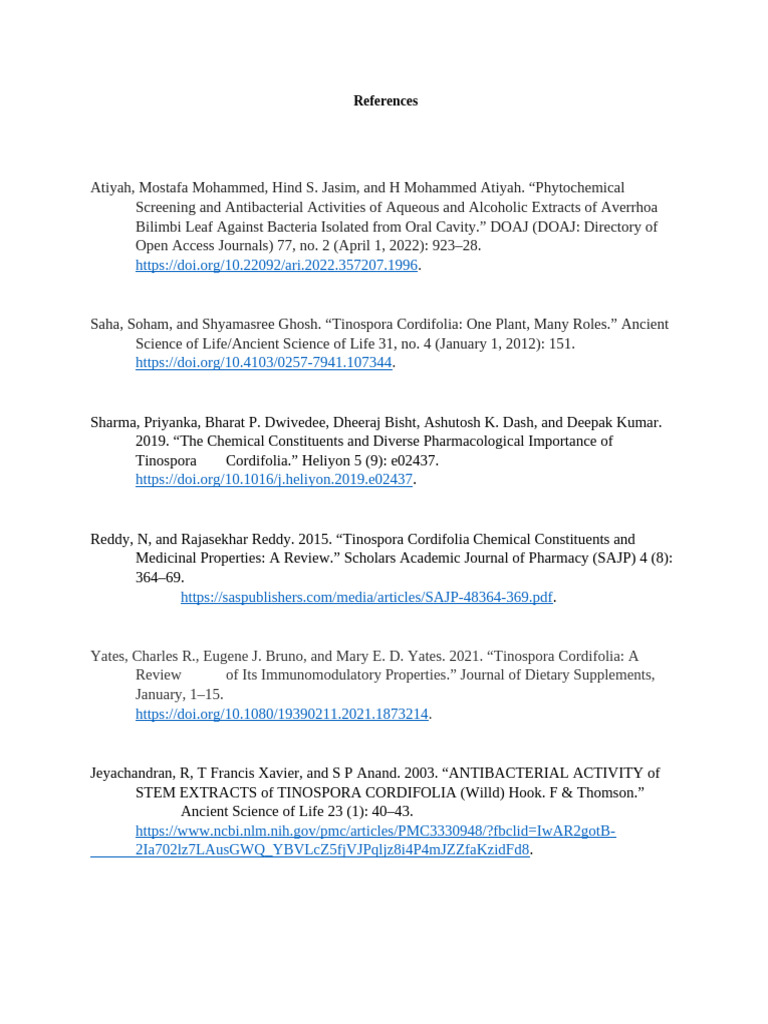 Latest References | PDF | Organisms | Biology