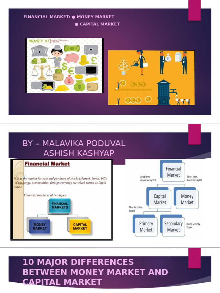 Money Market Vs Capital Market | PDF