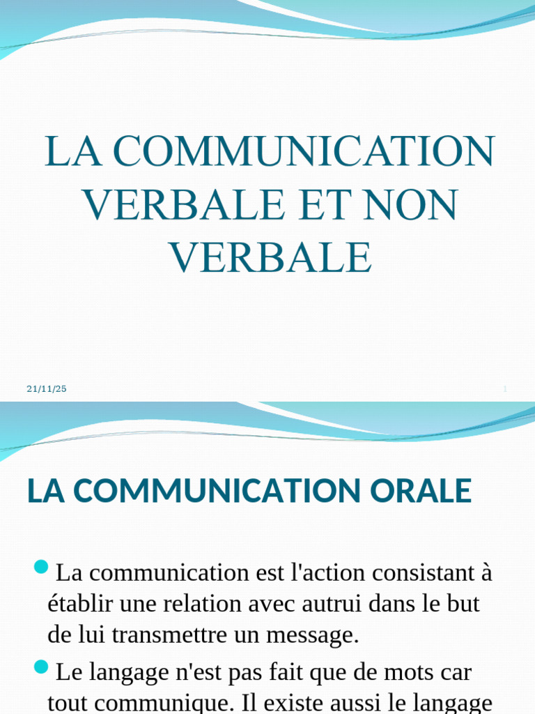 Techniques de communication orale efficace | PDF | Sourire