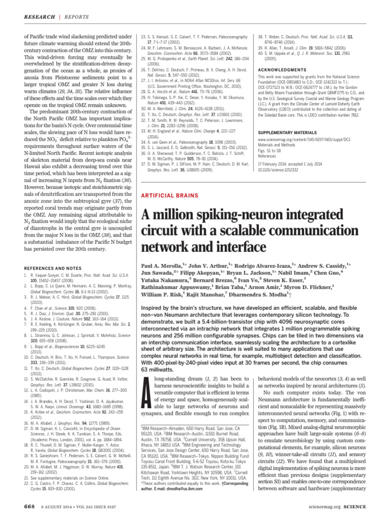 Science 1254642 | PDF | Neuron | Synapse