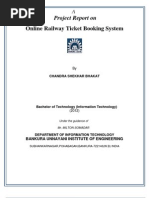 Download Online Railway Ticket Reservation Docomentation by Chandra Shekhar Bhakat by Shekhar Bhakat SN95265643 doc pdf