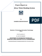 Online Railway Ticket Reservation Docomentation by Chandra Shekhar Bhakat