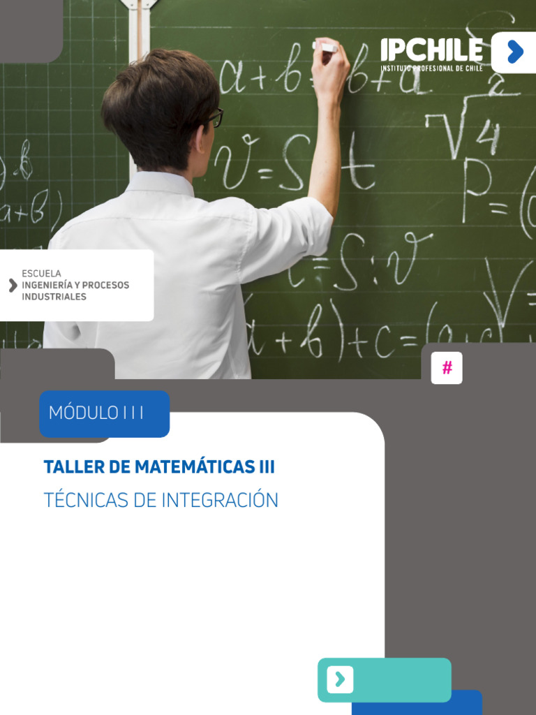 Técnicas de Integración en Matemáticas III | PDF | Integral | Raíz cuadrada