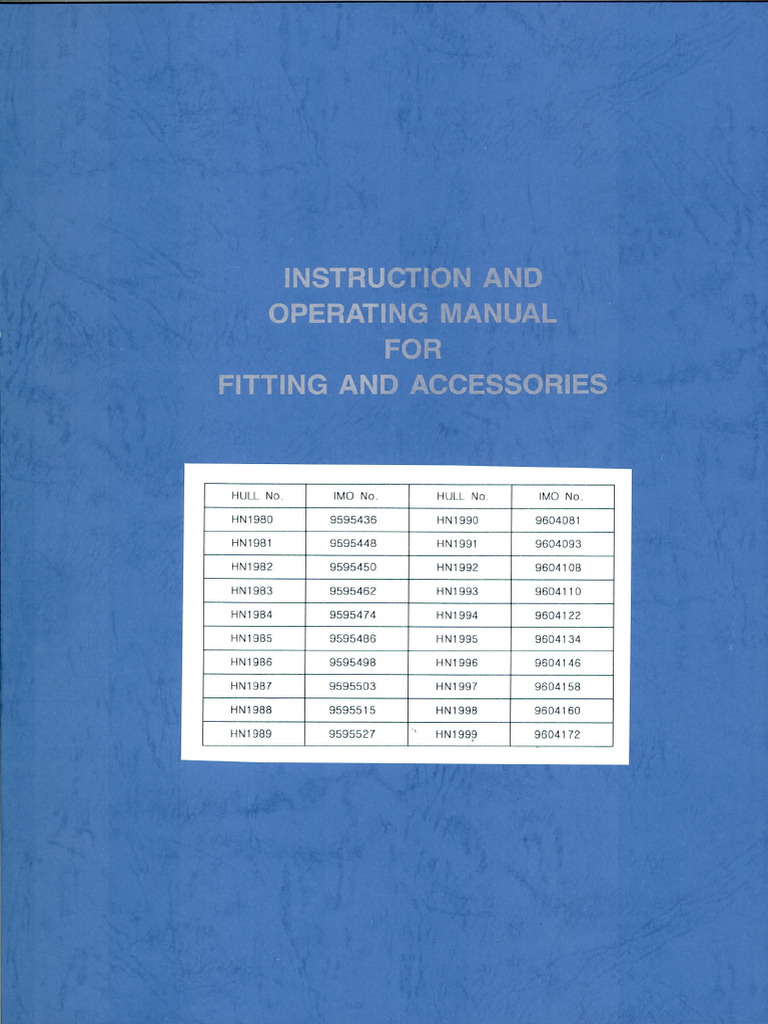 Auxiliary Blower Operation & Maintenance Guide | PDF | Pressure ...