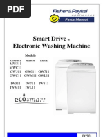 Fisher & Paykel Parts List For Washers PH 6 MW511, MWC11, GW511,611,711, IW511,711,811