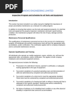 Pre-Operational Inspection Guide | PDF | Loader (Equipment)