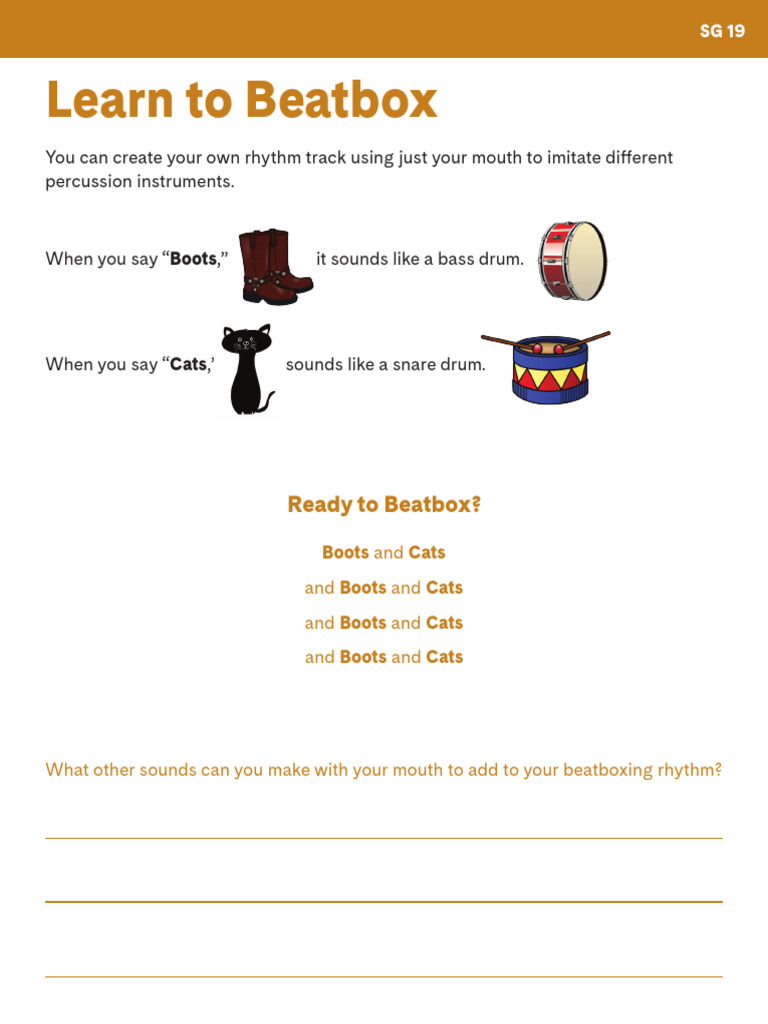 ME Soul Science Lab Learn To Beatbox | PDF