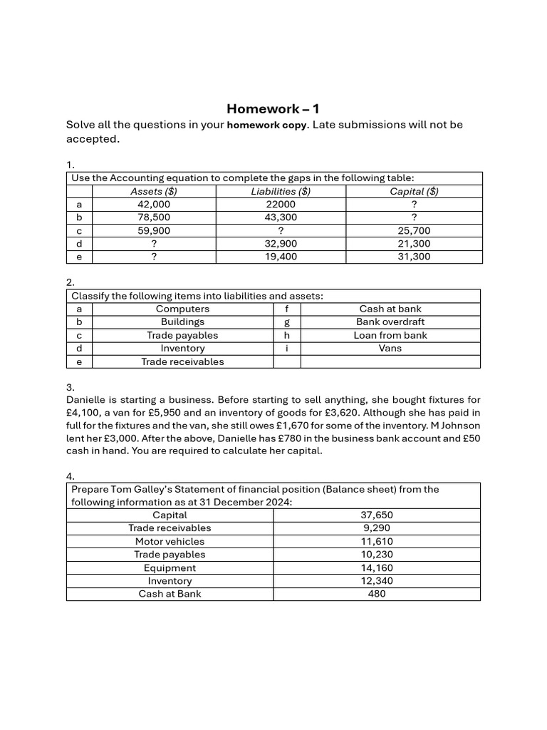 HW - 1 | PDF