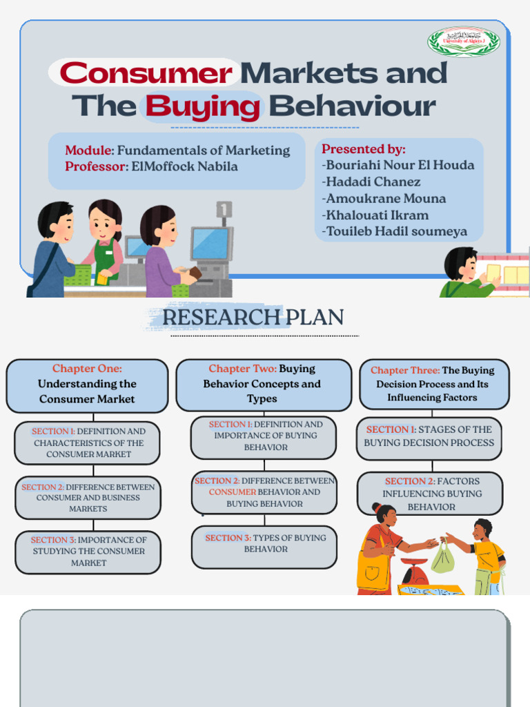 Presentation - Consumer Markets and Buying | PDF | Behavior | Consumer ...