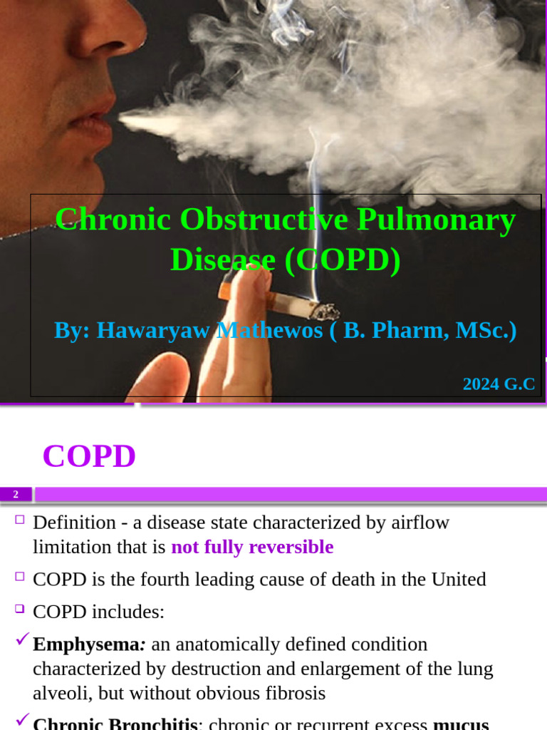 Copd 2024 | PDF | Chronic Obstructive Pulmonary Disease | Lung
