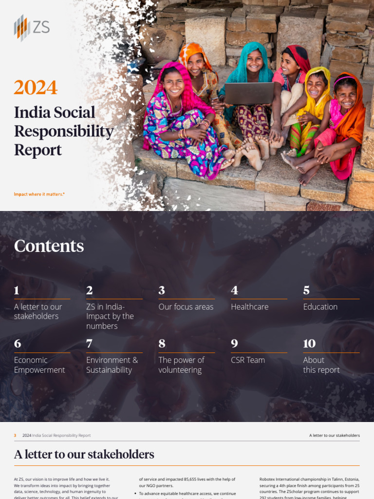 2024 India CSR Impact Report | PDF | Anemia | Cervical Cancer