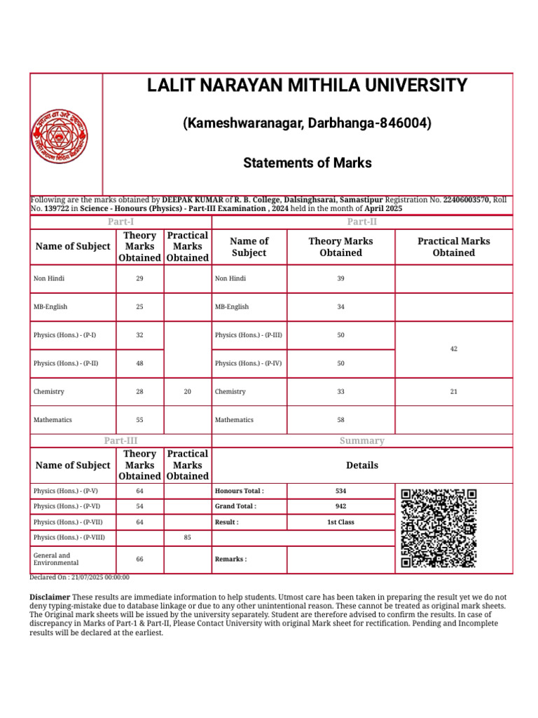 Part 3 Result | PDF | Physical Sciences | Science