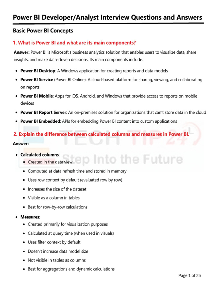Power BI | PDF
