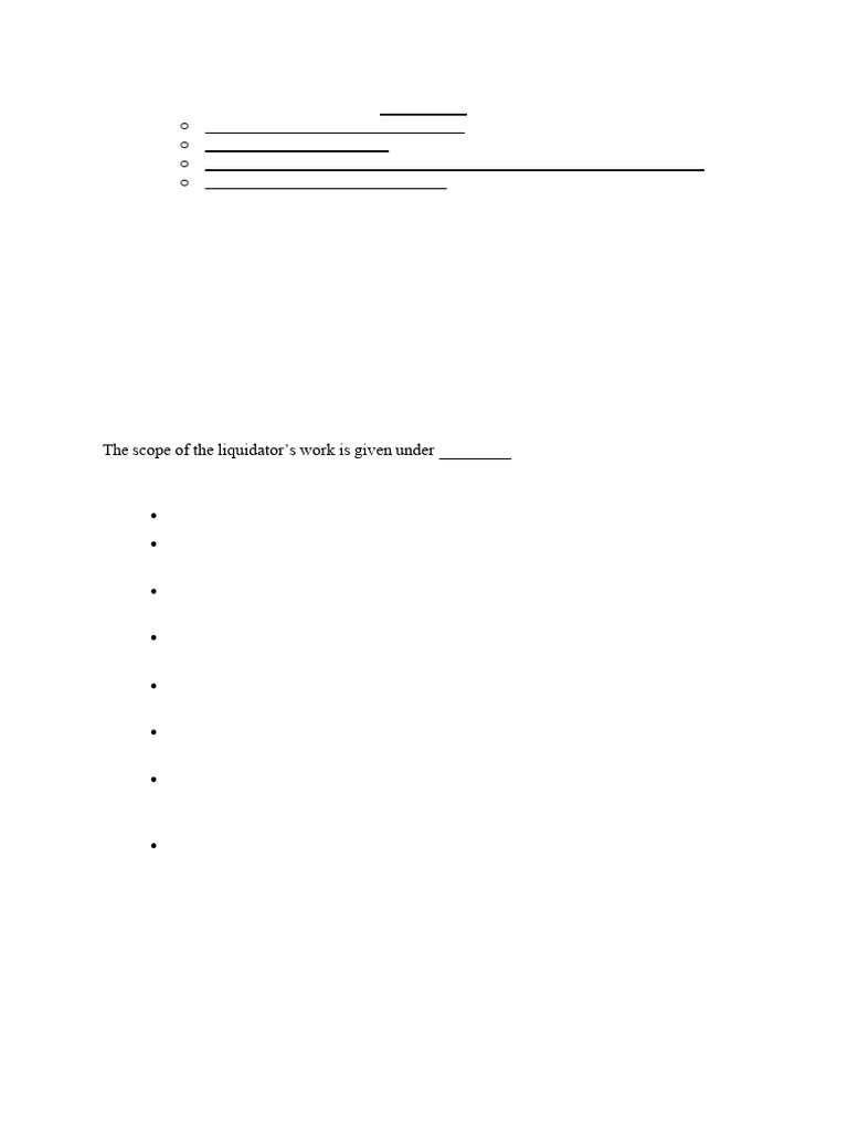 Understanding Company Liquidation Process | PDF | Liquidation | Bankruptcy