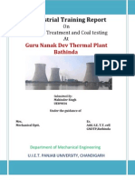 Project Report On Thermal Plant
