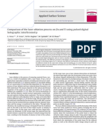 Comparison of The Laser Ablation Process On ZN and Ti Using Pulsed Digital