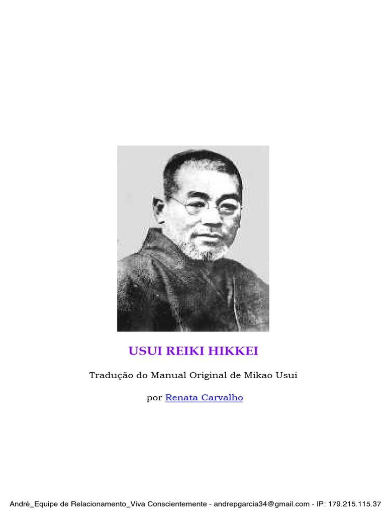 Manual Original do Usui Reiki Ryoho | PDF | Reiki | Coração