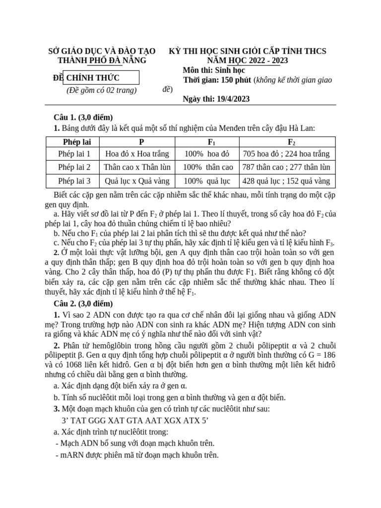 ĐỀ SỐ 2 KHTN BDHSG | PDF