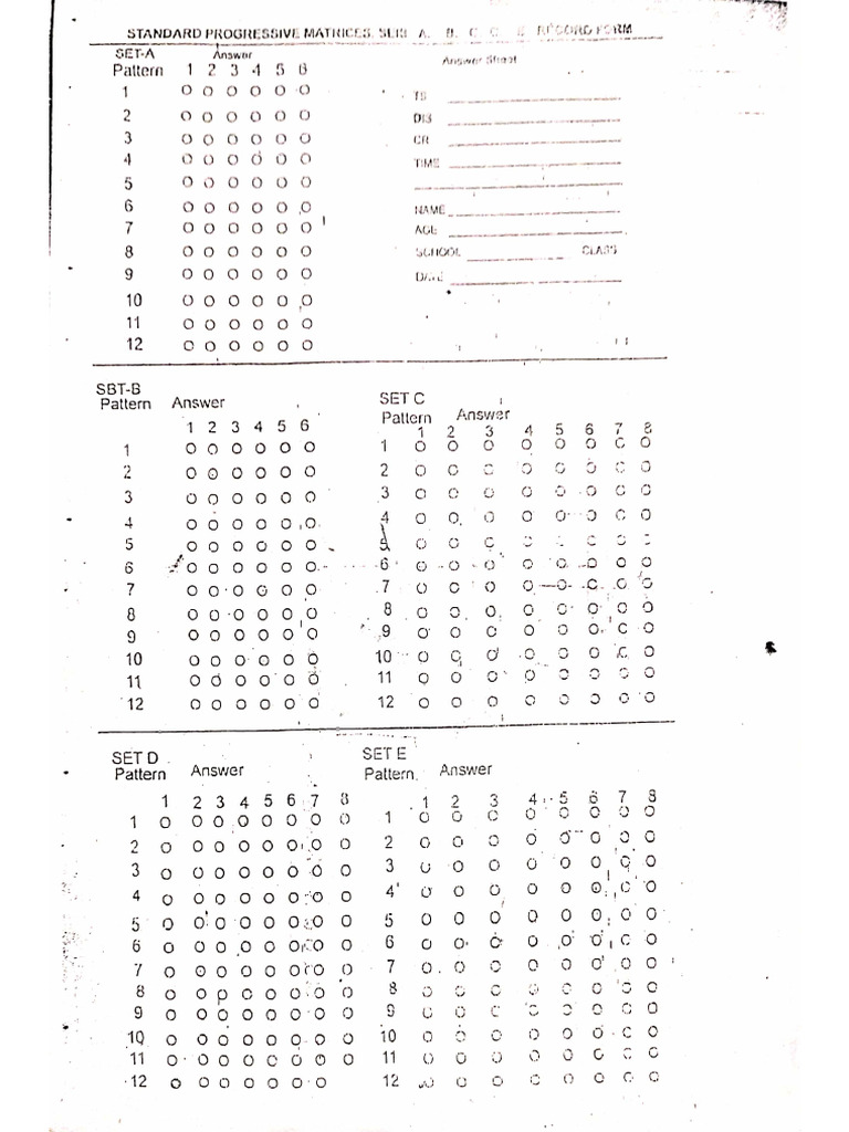 Answer+Sheet+%26+Grade | PDF