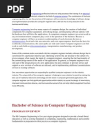 Bachelor of Science in Computer Engineering