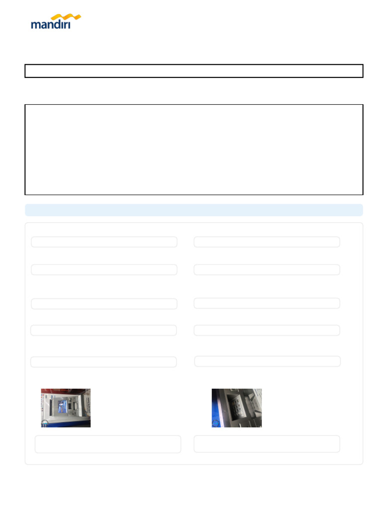 Checklist Pemantauan ATM Jakarta | PDF