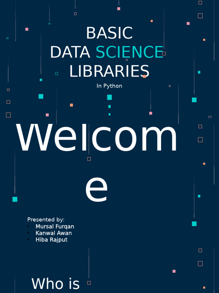 Essential Python Libraries for Data Science | PDF | Data Analysis ...