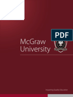 McGraw University: Online Degree Programs and Schools - Prospectus