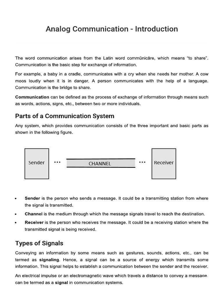 2 - Types of Signals | PDF