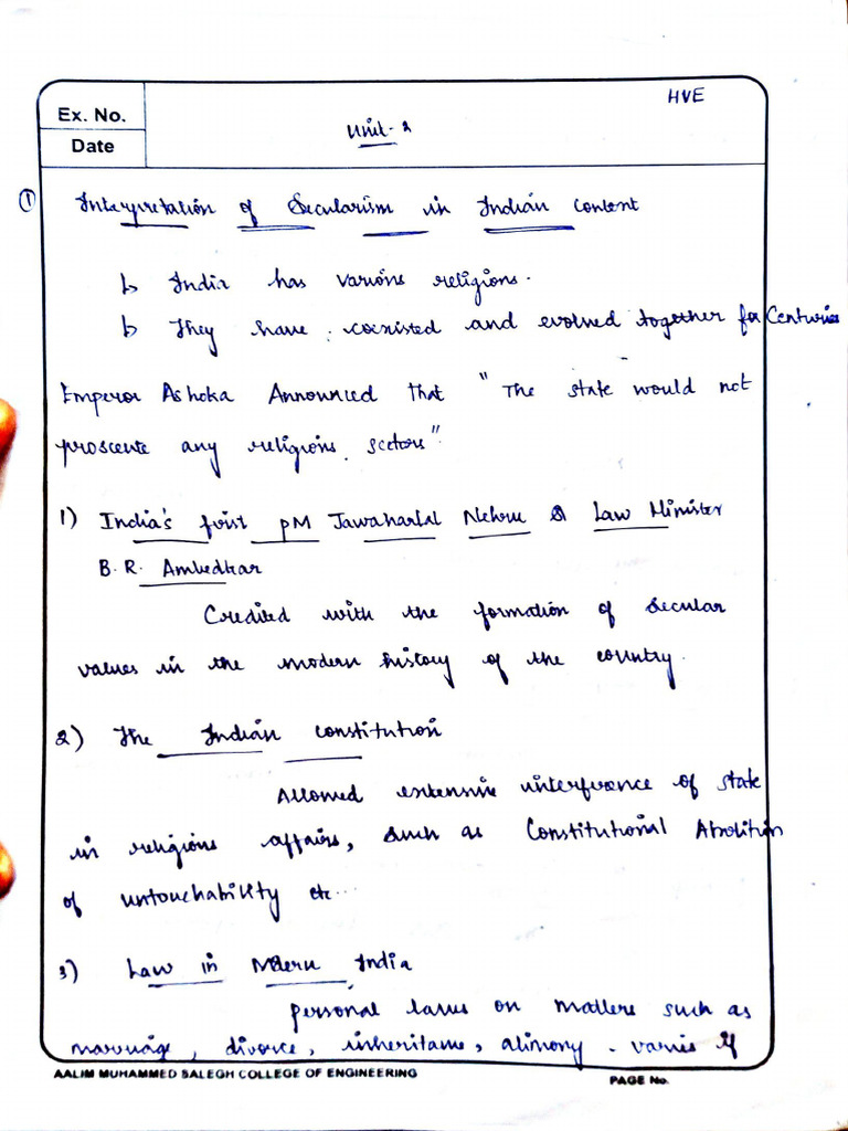 HVE Unit 2 Notes 23-Oct-2025 14-48-03 | PDF