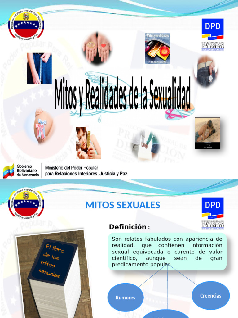 Módulo IV Mitos y Realidades Sexuales | PDF | Sexo | Relaciones íntimas