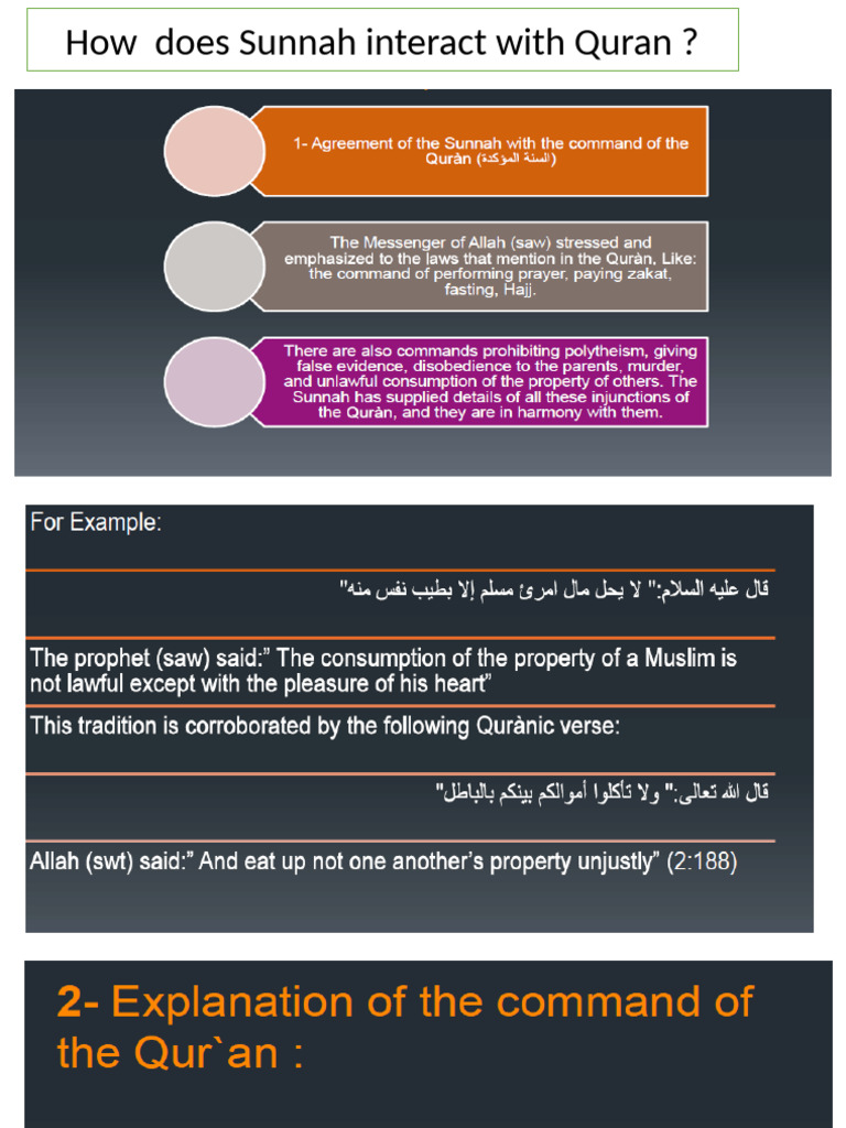 Week 12-The Prophet's Traditon Sunnah-Part 2 | PDF