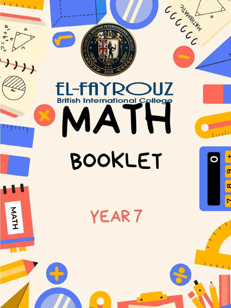 Year 7 Math Curriculum Guide 2025-2026 | PDF
