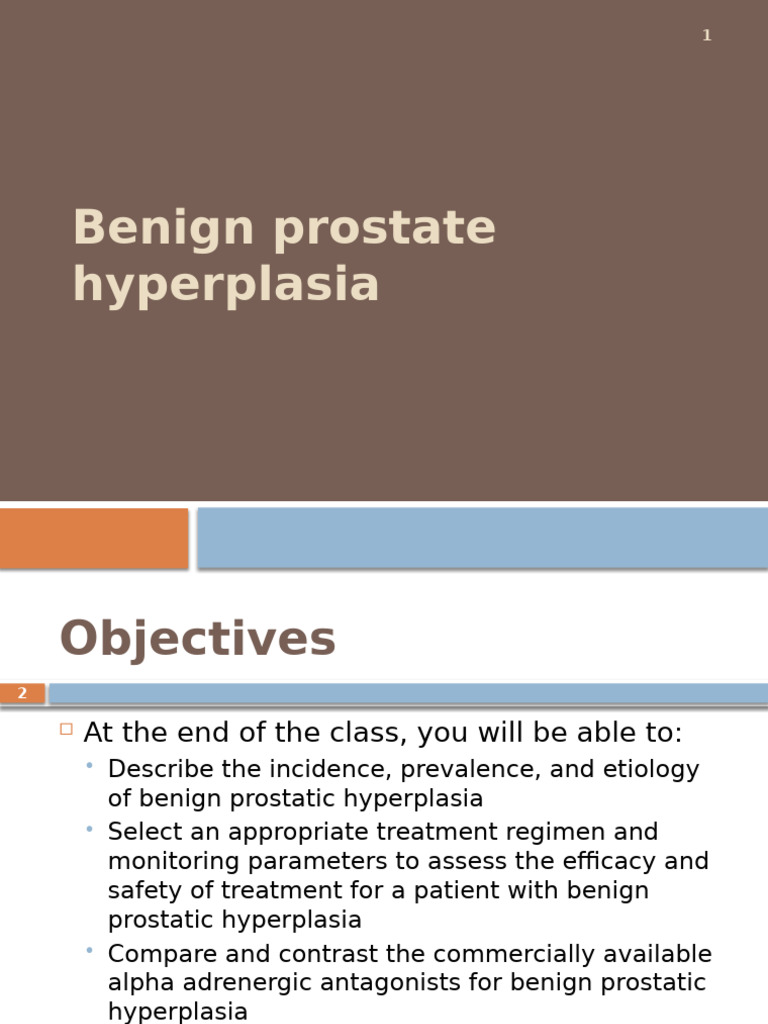 Understanding Benign Prostatic Hyperplasia | PDF | Prostate | Androgen