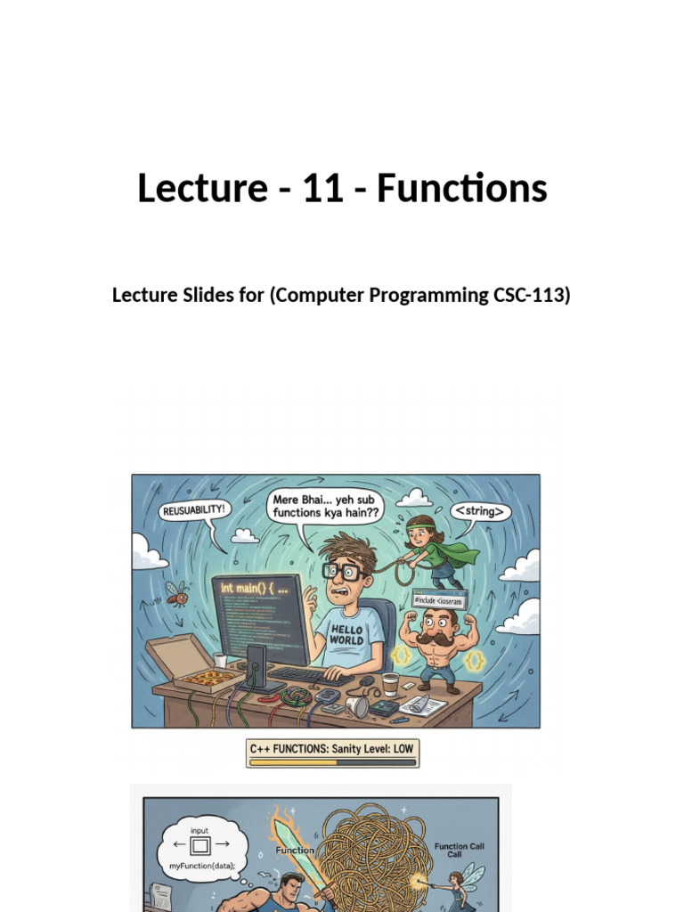 Understanding Functions in Programming | PDF | Namespace | Programming ...