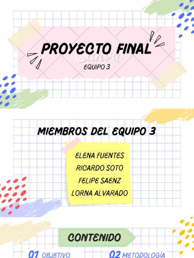 Proyecto Final del Equipo 3: Análisis y Metodología | PDF